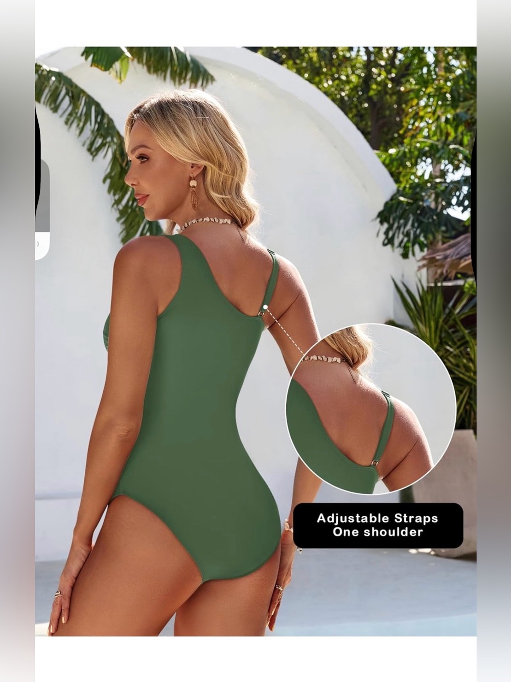 🆕 Mesh One Piece Swimsuits Ruched Tummy Control Bathing Suit - Picture 2 of 3
